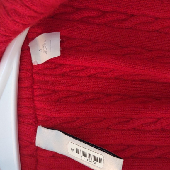 Stunning Iisli New York red wool sweater Blazer/cardigan - Picture 2 of 5